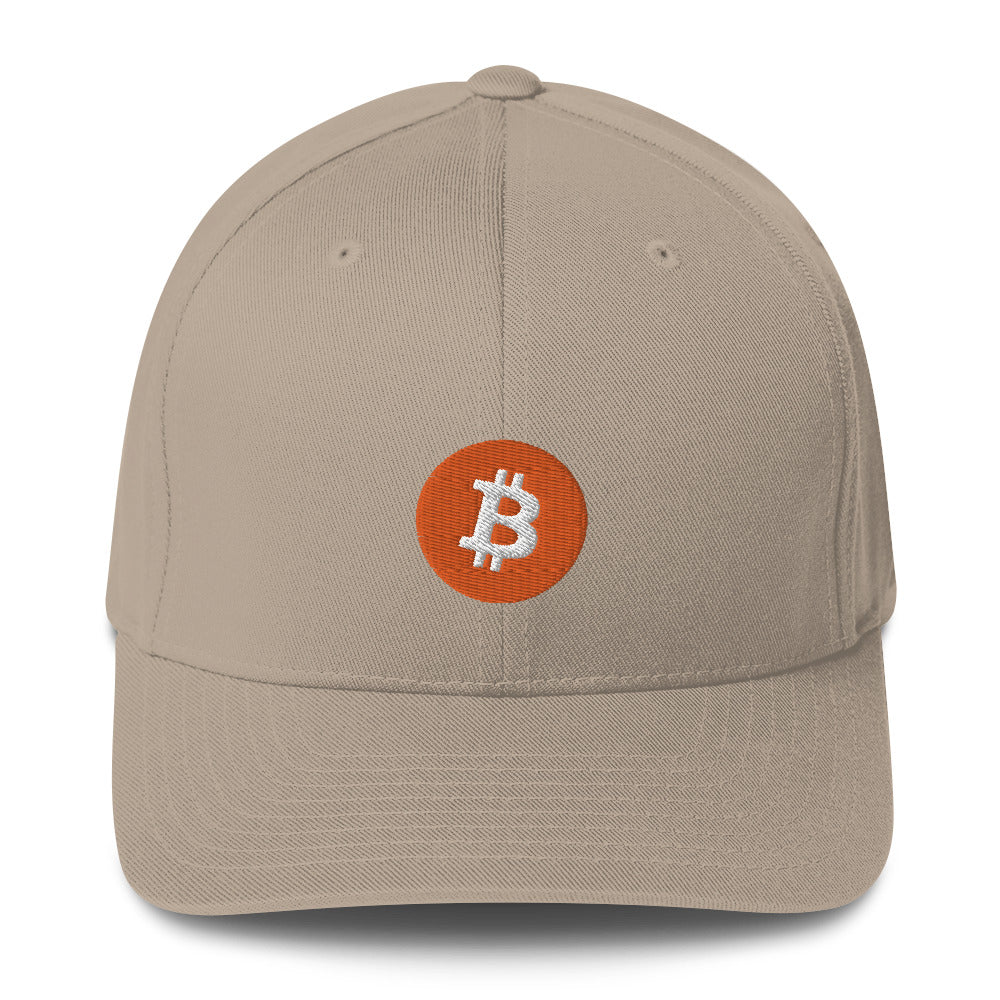 Bitcoin BTC Structured Twill Cap