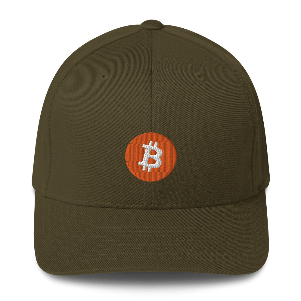 Bitcoin BTC Structured Twill Cap