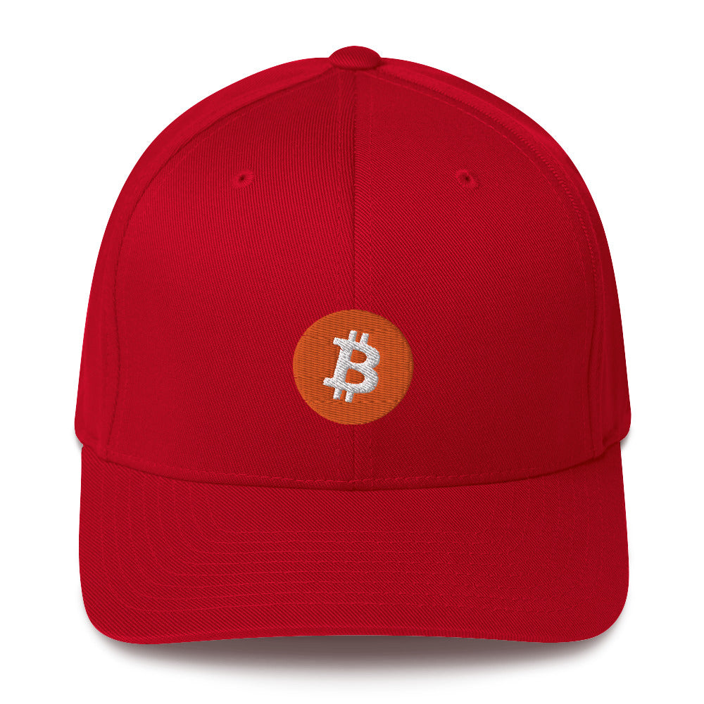 Bitcoin BTC Structured Twill Cap
